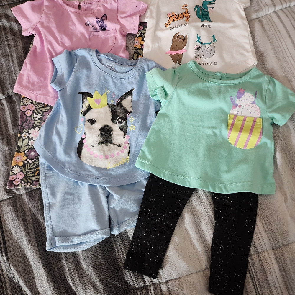 Falls Creek Kids Pajama Set - Light Blue and Mint